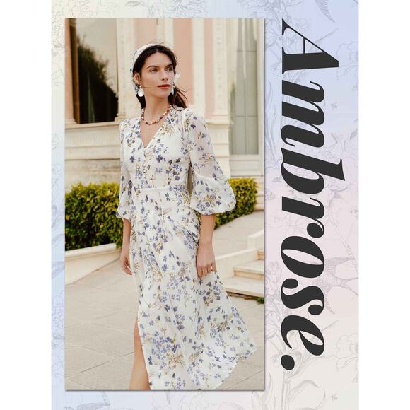 Petite Studio NYC Floral Maxi Dress - Picture 3 of 7